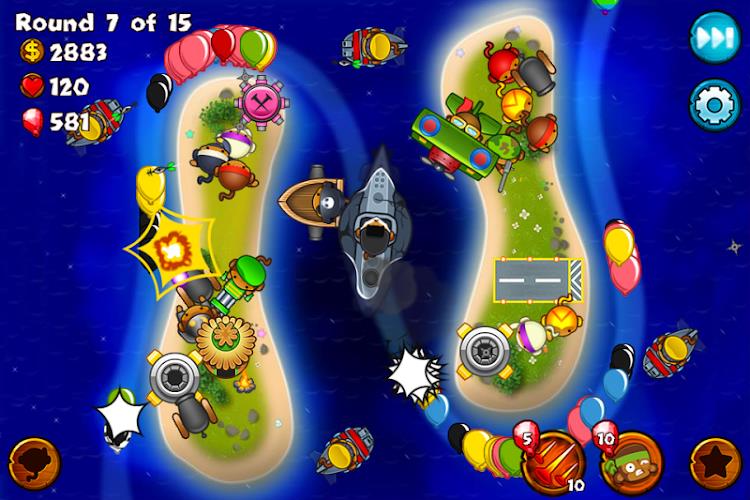 Bloons Monkey City Скриншот 2