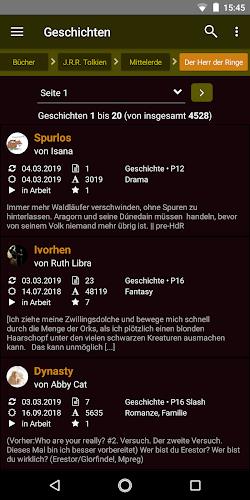 FanFiktion.de Screenshot 4