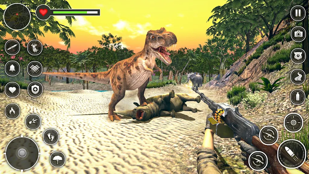 Dinosaur Hunter 3D Game Captura de pantalla 3