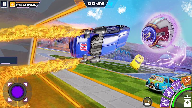 Rocket Car: Car Ball Games Capture d'écran 3