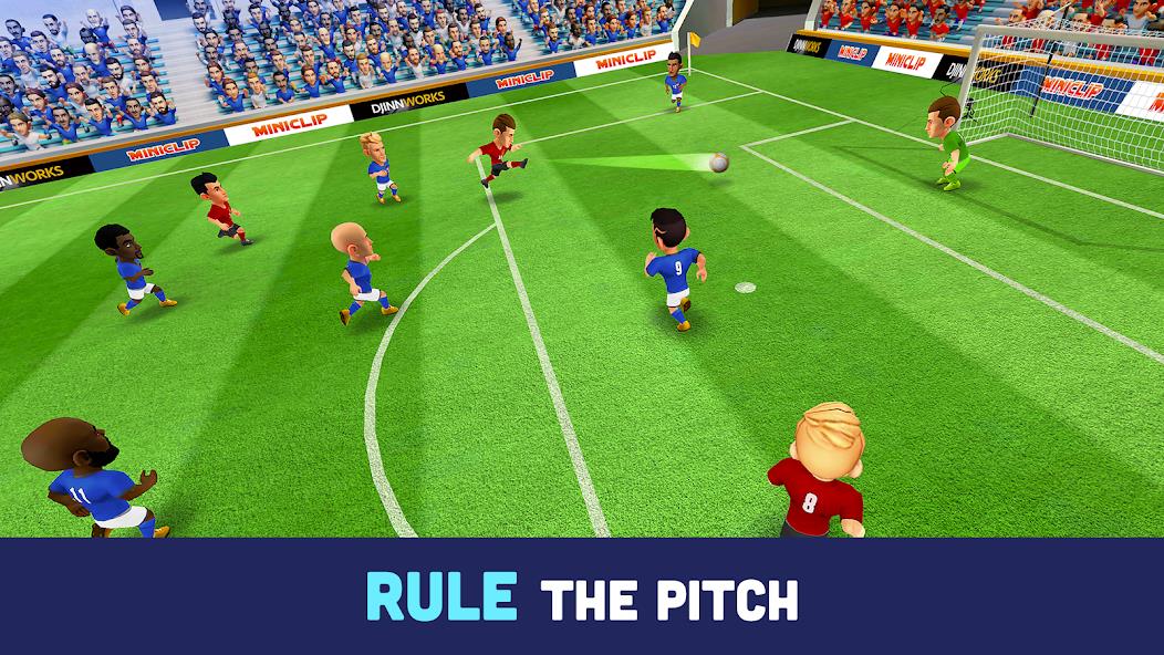 Mini Football - Mobile Soccer Mod Captura de tela 3