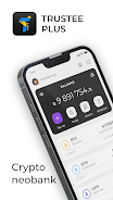 Trustee Plus | crypto neobank Captura de pantalla 1