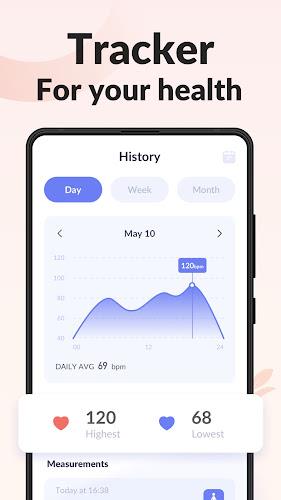 Heart Rate Monitor: Pulse स्क्रीनशॉट 2