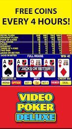 Video Poker Deluxe Captura de pantalla 3