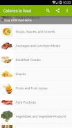 Calories in food Captura de pantalla 2