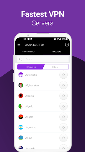 DarkMatter VPN Screenshot 2