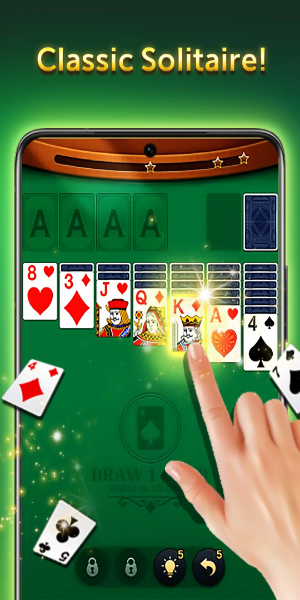 Klondike: World of Solitaire Captura de pantalla 1