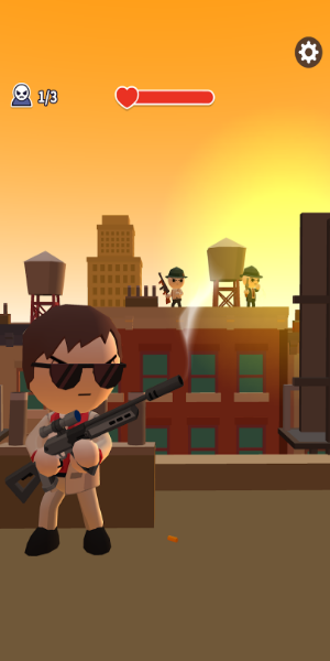 Mafia Sniper — Wars of Clans スクリーンショット 1