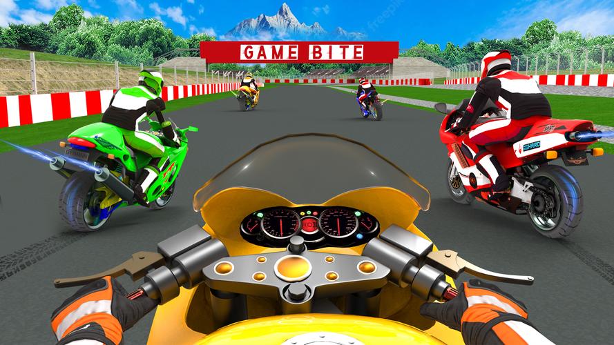 Bike Racing Games-Bike Race 3D Captura de pantalla 1