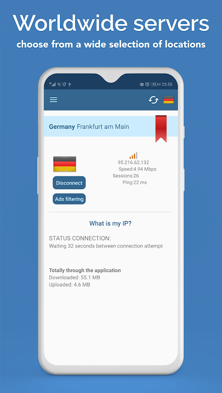 Easy VPN Free - Unlimited Secure VPN Proxy स्क्रीनशॉट 3