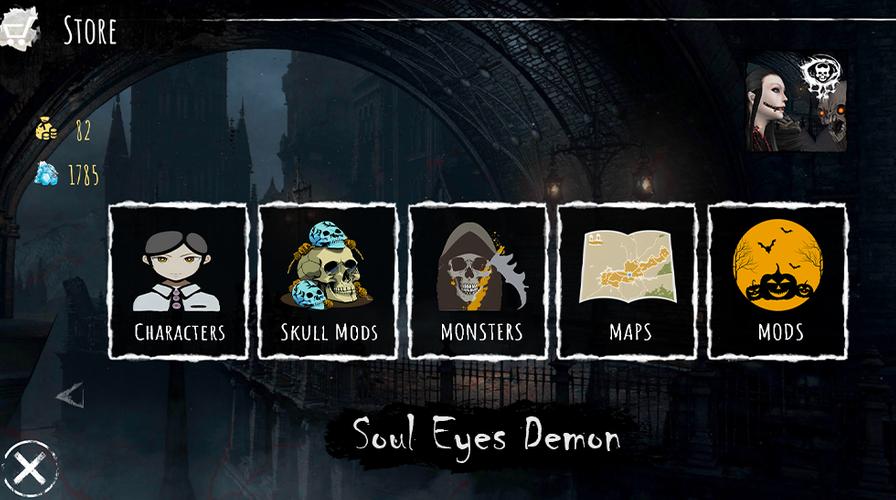 Soul Eyes Demon: Horror Skulls Captura de pantalla 2