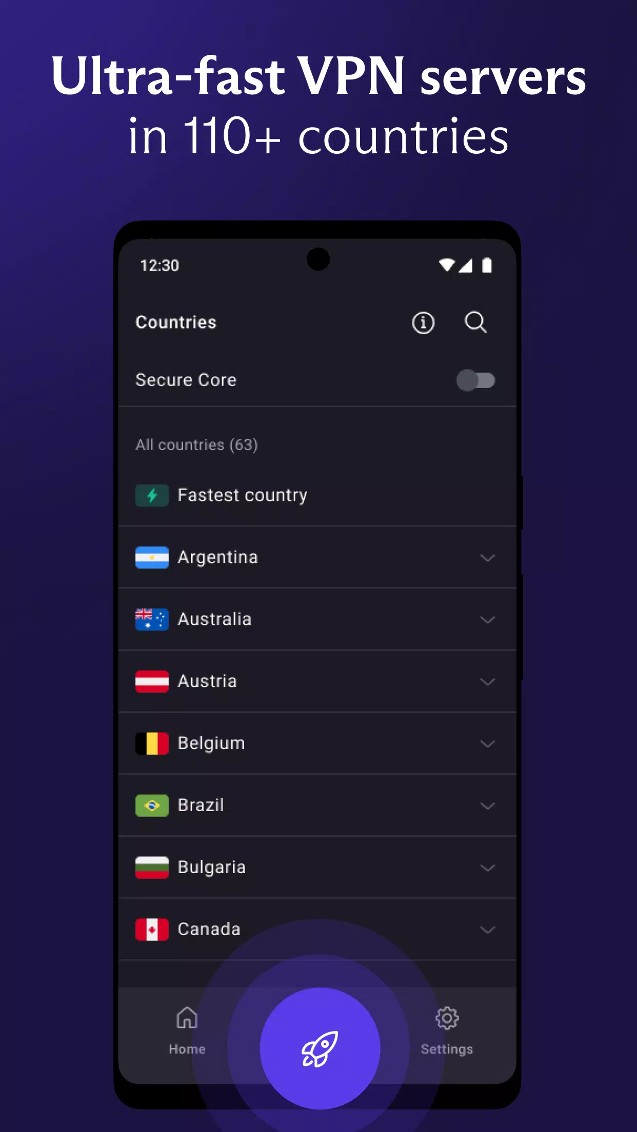 VPN Proton: Fast & Secure VPN 스크린샷 3