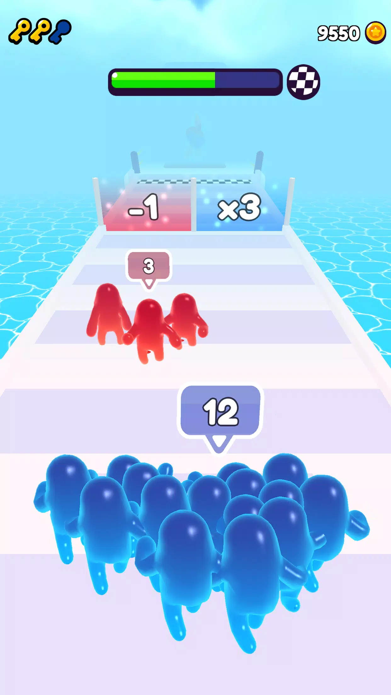 Join Blob Clash 3D: 赛跑游戏应用截图第3张