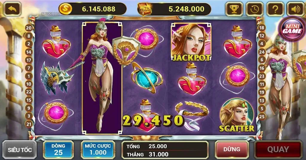vuaslot - Đỉnh cao game quay hũ 스크린샷 3