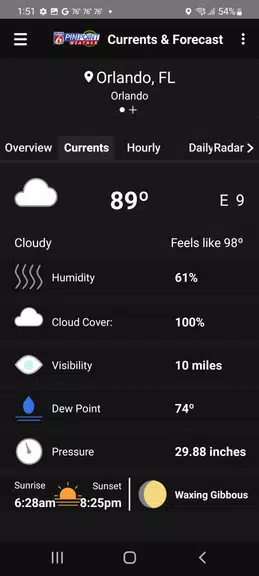 News 6 Pinpoint Weather - WKMG應用截圖第3張