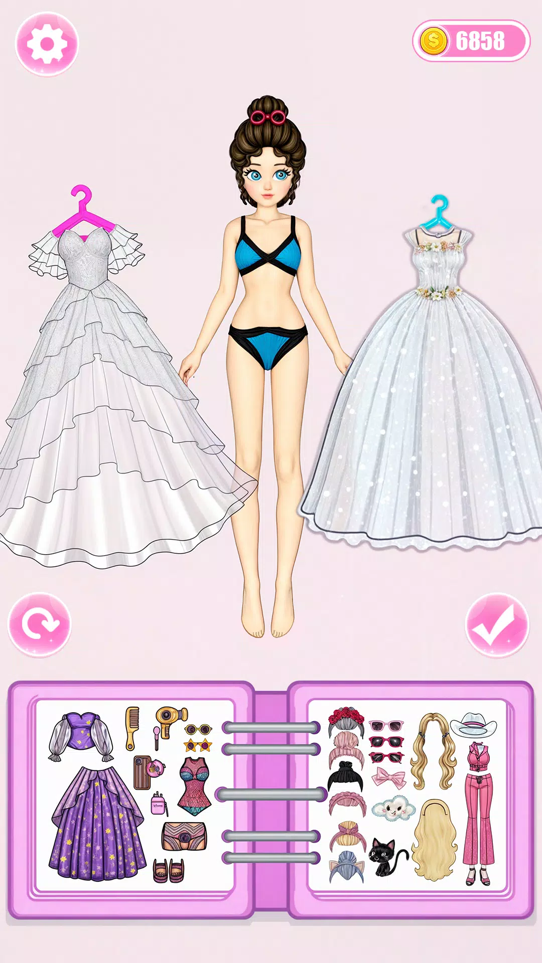 Paper Doll: Dress Up DIY Game Capture d’écran 2