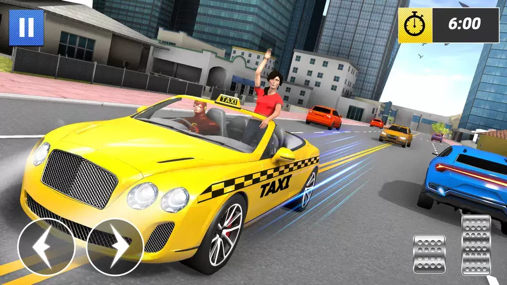 Superhero Car Games Taxi Games スクリーンショット 2