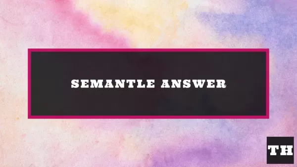 Semantle Junior Answer Today (1456) May 17 2026 - Try Hard Guides
