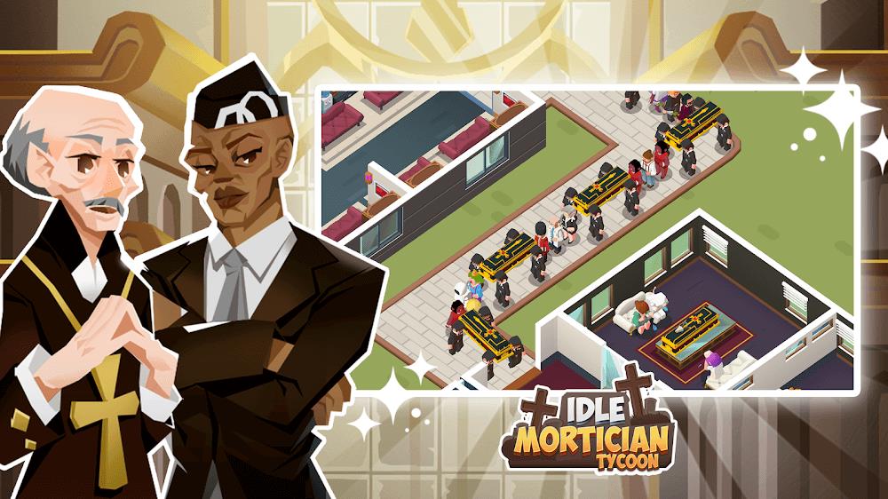 Idle Mortician Tycoon 스크린샷 1