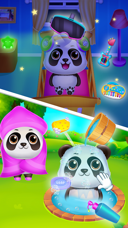 Panda caretaker pet salon game Captura de tela 4