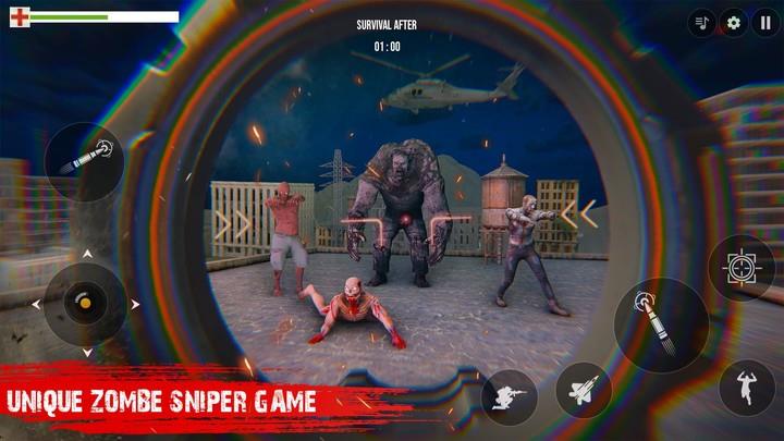 Sniper 3D Zombie: War Shooting Screenshot 3