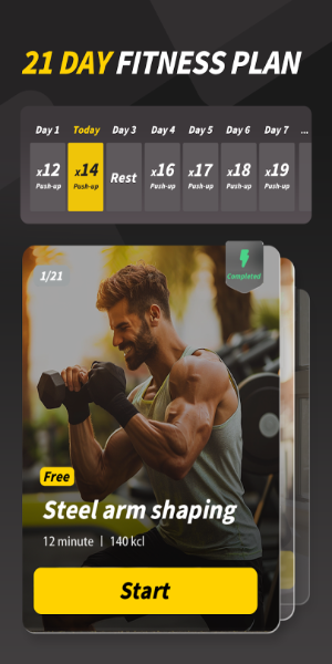 Muscle Monster Workout Planner MOD APK スクリーンショット 3