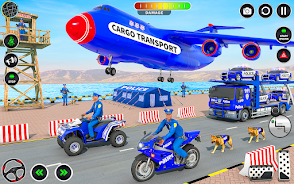 Police Cargo Transport Games Capture d'écran 2