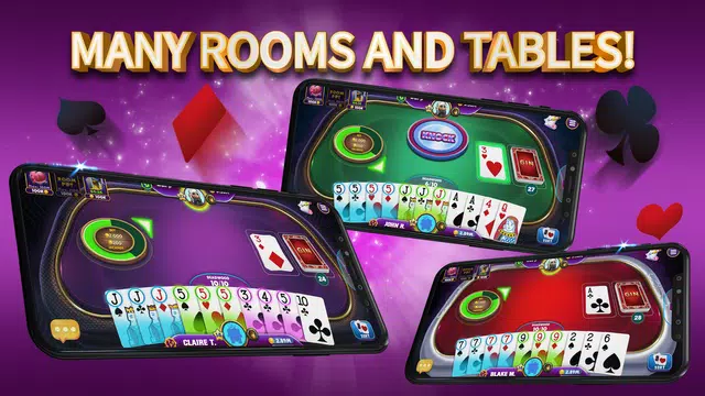 Gin Rummy Elite: Online Game Captura de tela 3