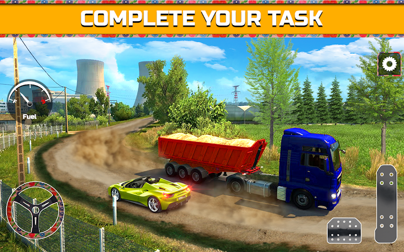 PK Cargo Truck Transport Game Скриншот 4