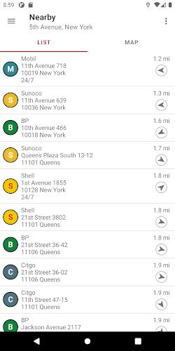 Gas Station & Fuel Finder Скриншот 1