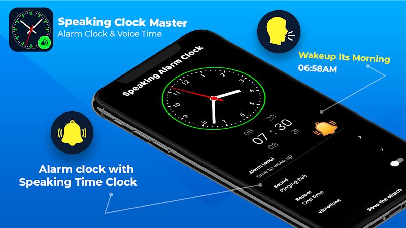 Speaking Clock - Talking Clock Capture d'écran 1