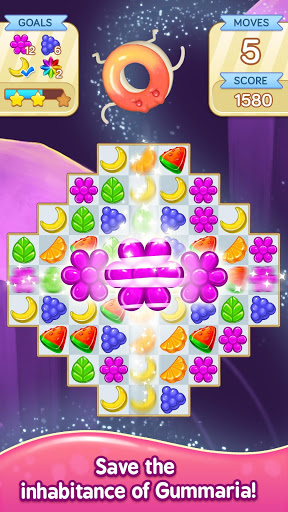 Gummy Gush: Match 3 Puzzle स्क्रीनशॉट 1