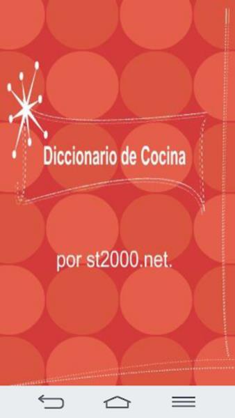 DiccionariodeCocina Скриншот 4