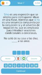 Ortografía y gramática Español Screenshot 1