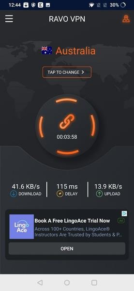 Ravo VPN Captura de tela 4