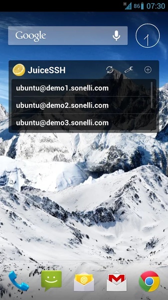 JuiceSSH - SSH Client Скриншот 2