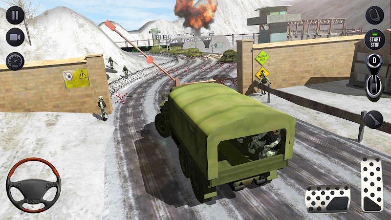 Army Delivery Truck Games 3D Скриншот 4