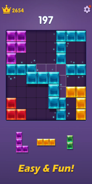 Blocks Puzzle: Gem Blast स्क्रीनशॉट 3