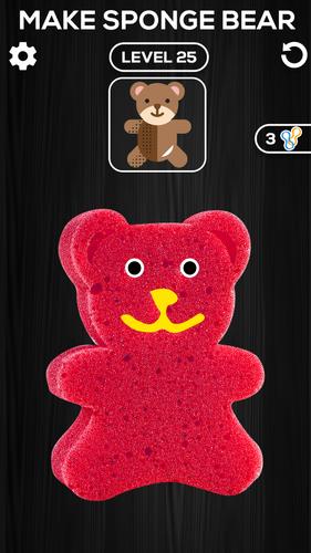 Sponge Art 3D Rubber Band Game Screenshot 4