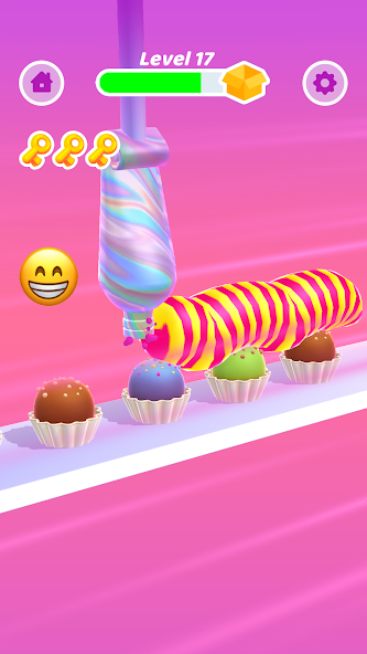 Perfect Cream: Icing Cake Game應用截圖第3張