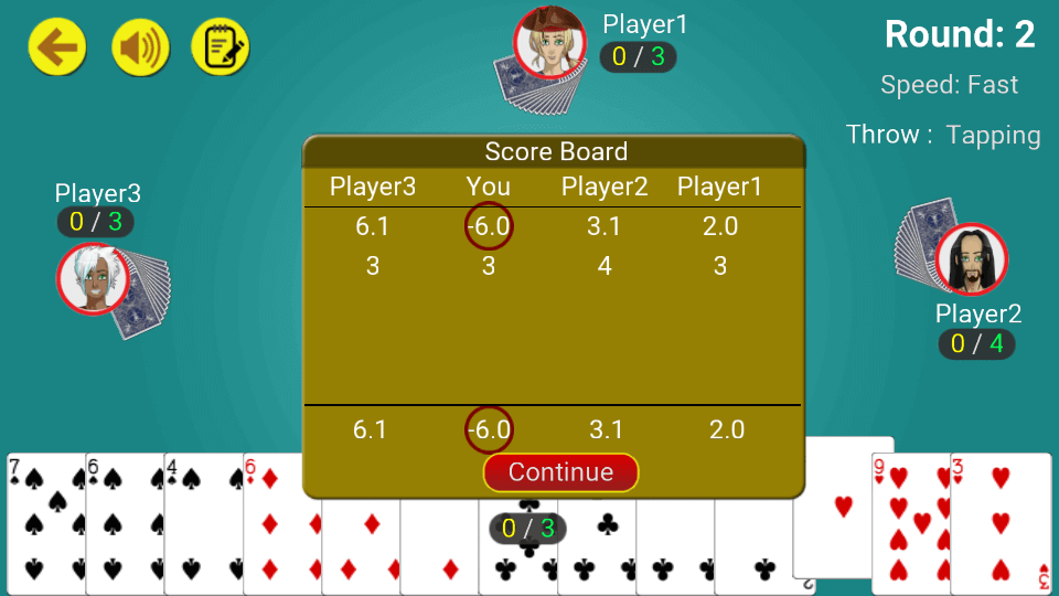 Call break : Offline Card Game應用截圖第4張