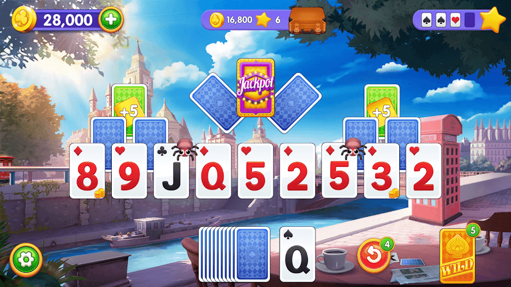 Solitaire Trip: Classic Tripeaks Card Game應用截圖第1張