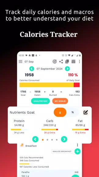 Food Tracker & Calorie Counter應用截圖第1張