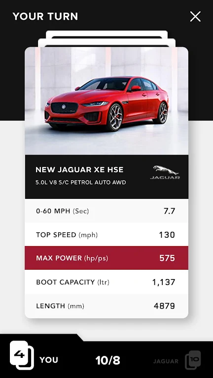Jaguar Land Rover Top Trumps Captura de tela 2