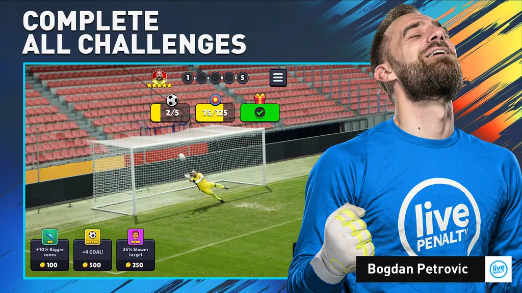 Soccer Penalty: Live Goalie स्क्रीनशॉट 3