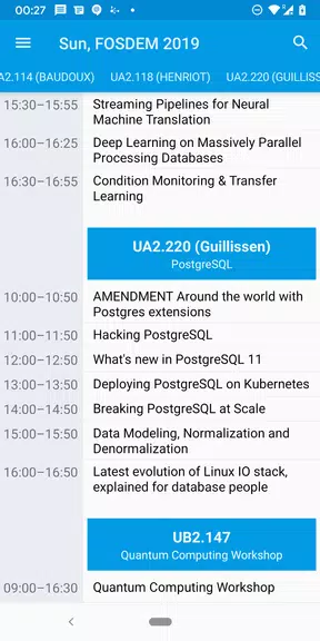 Giggity (schedule viewer) Screenshot 2