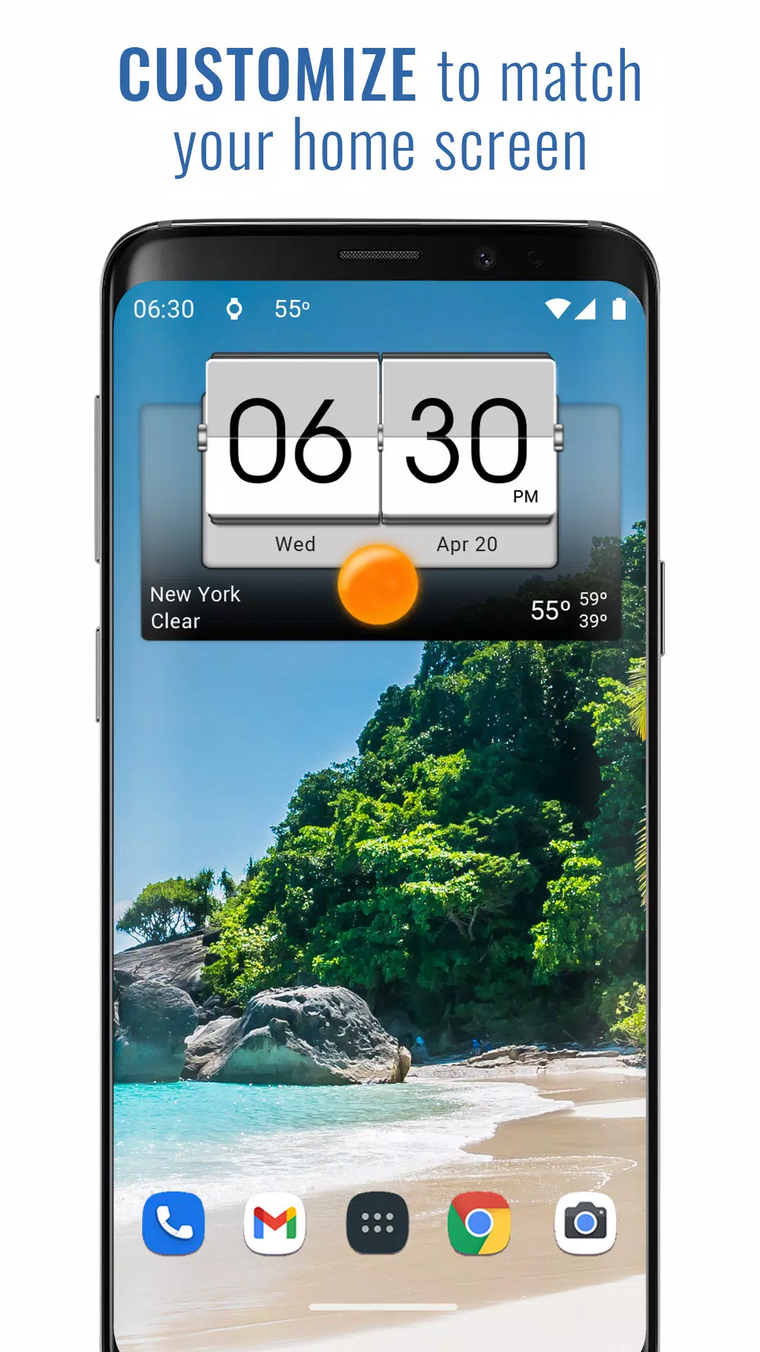 3D Flip Clock & Weather स्क्रीनशॉट 2
