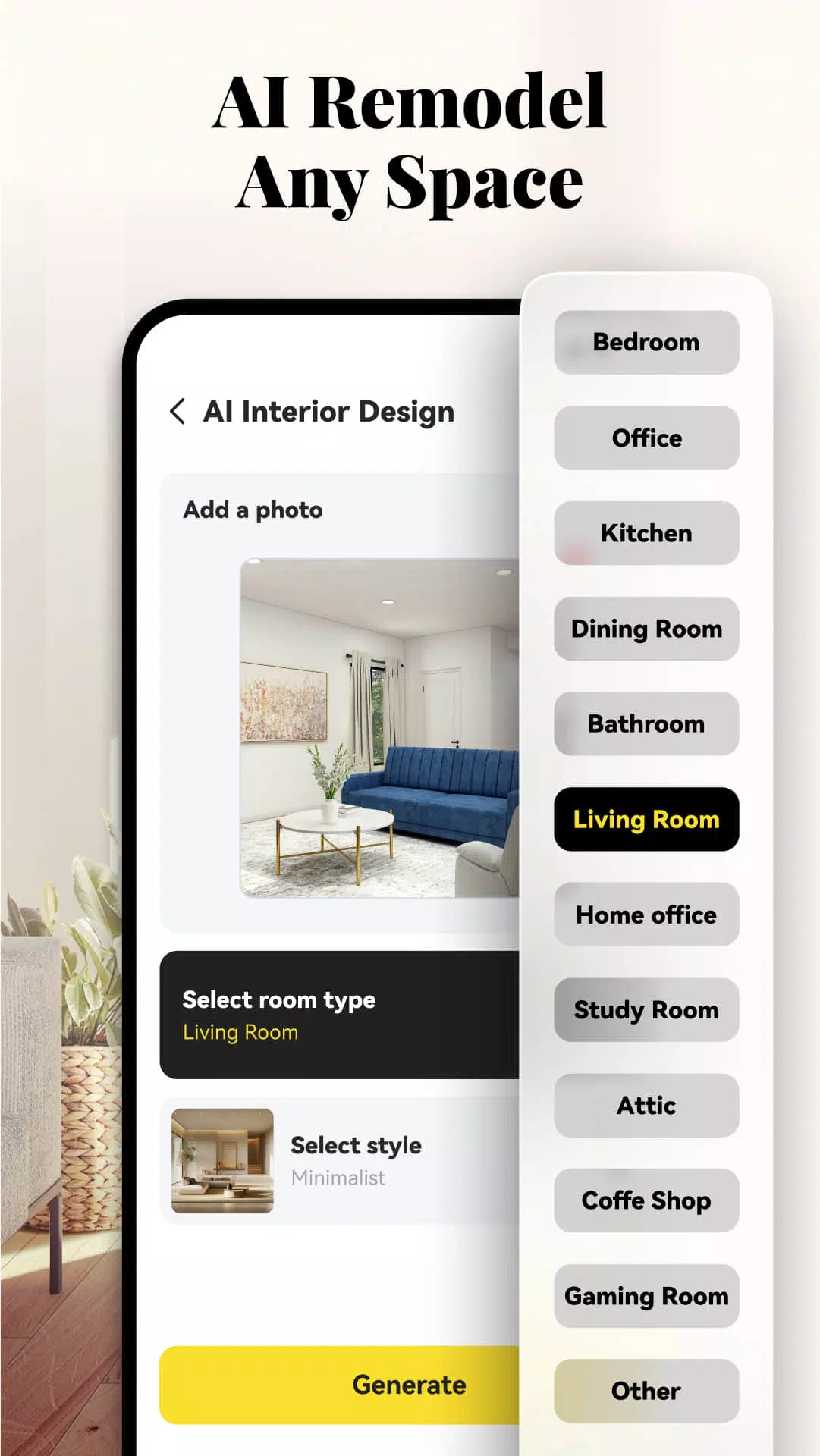 AI Home Design: Interior Decor應用截圖第2張