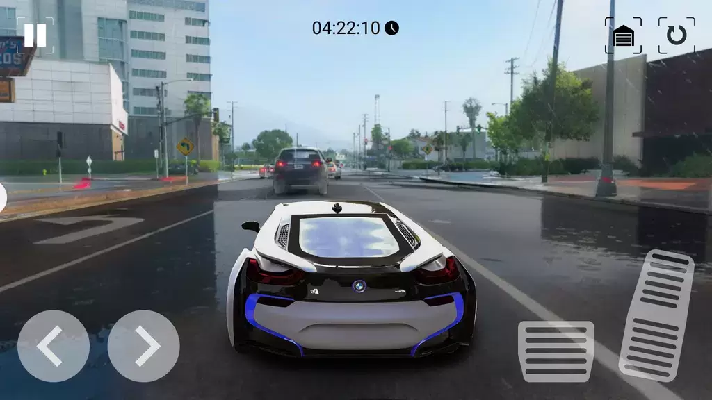 Driver BMW I8 Night City Racer स्क्रीनशॉट 1