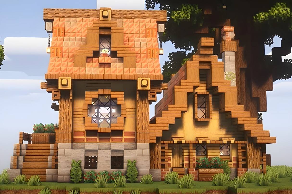 Grande maison de cuivre médiéval
